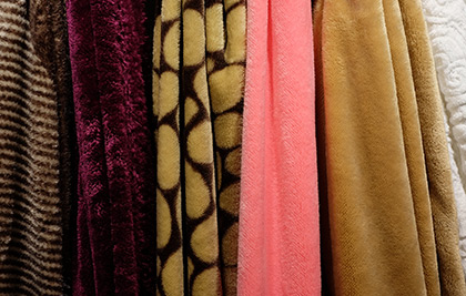 Polyester Blankets with different colors