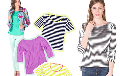 Striped and Basic T-Shirts